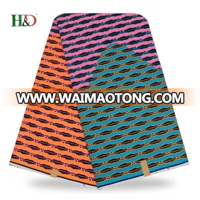 H & D Hot Sale High Quality Wax Prints Hollandais African Print Stretch Fabric With Good Price