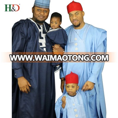 H & D Fashion Colorful Father And Son Style Design Your Own African Clothes For Sale