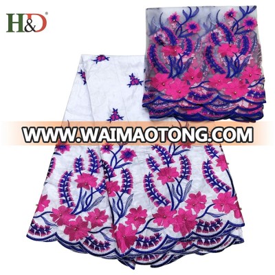 H & D GuangZhou Sale Bazin Riche African Fabric Cotton In Factory