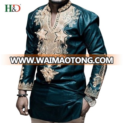 H & D Hot Best Factory Wholesale China Price Traditional Shirt Dress Wholesale african shirts for men